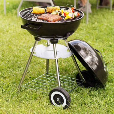 Ruya Company 18.11 W Kettle Charcoal Grill Wayfair